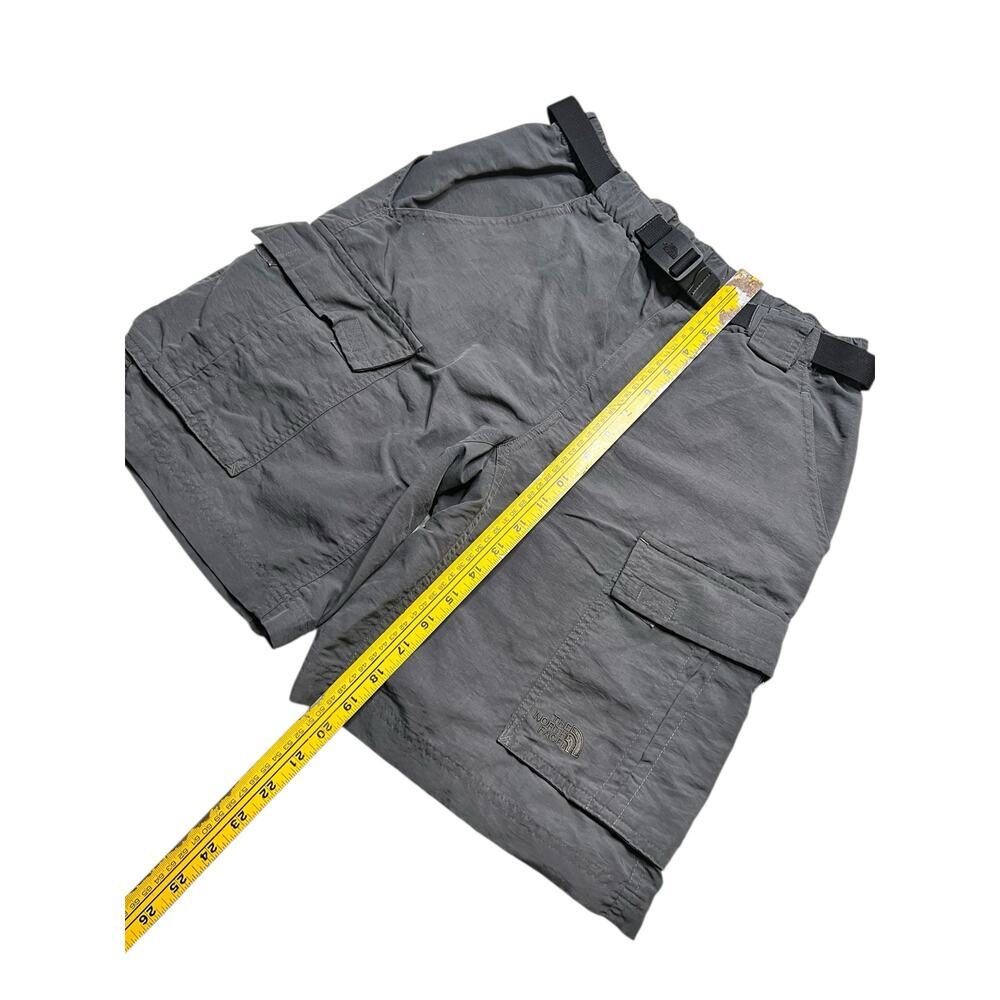 Mens The North Face Hiking Shorts Belted‎ Gray Outdoor Size S / P Cargo Nylon - Picture 5 of 10